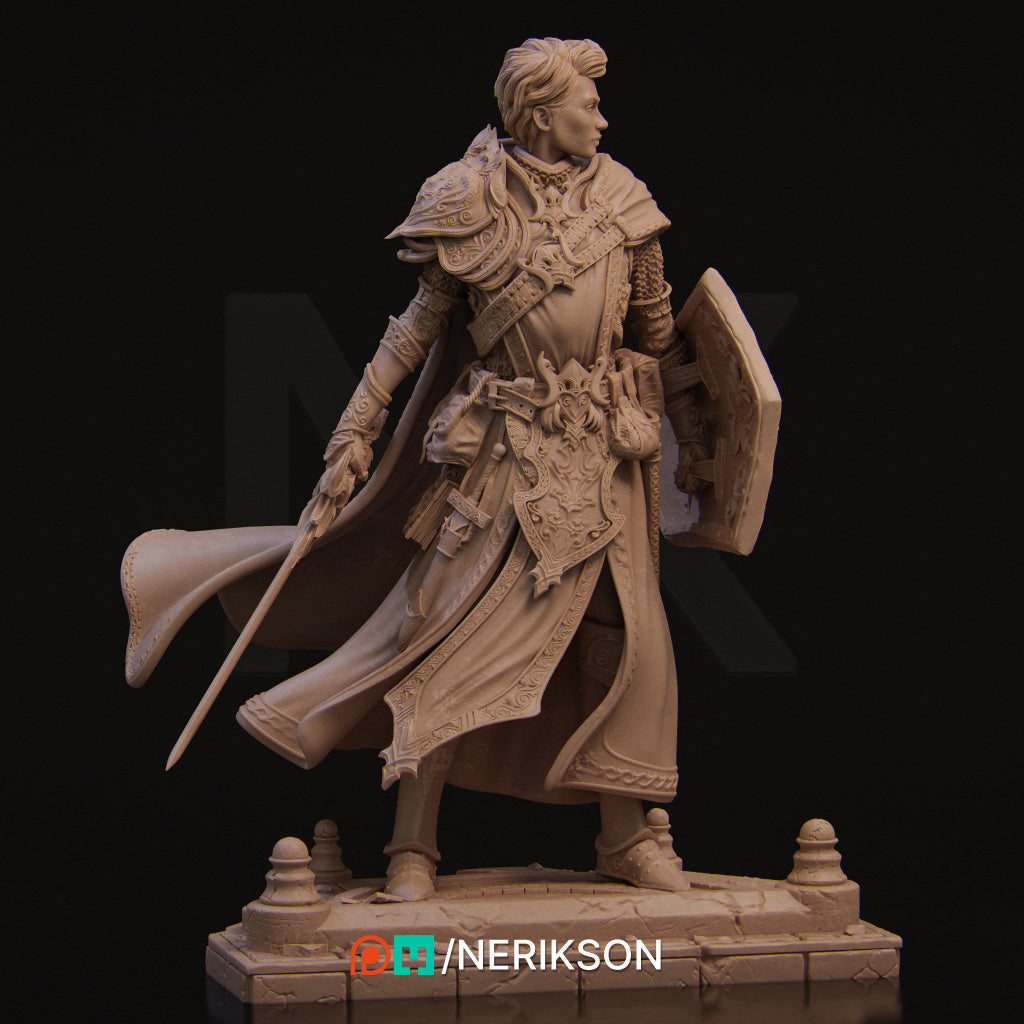 Aaron the Paladin Miniature Resin Model Kit | by Nerikson
