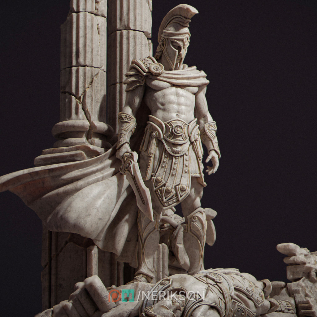 Achilles – The Tragedy of Vengeance Diorama Miniature Resin Model Kit | by Nerikson