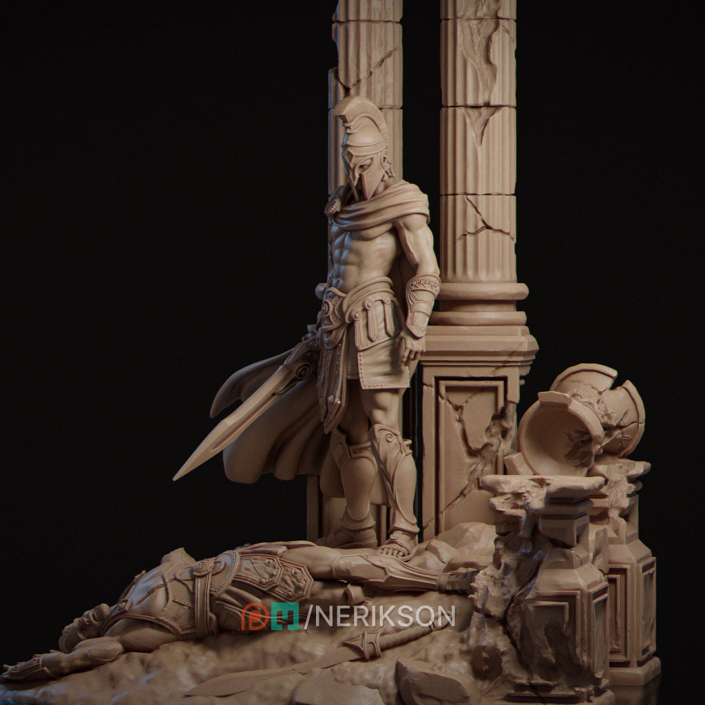 Achilles – The Tragedy of Vengeance Diorama Miniature Resin Model Kit | by Nerikson