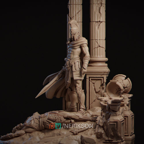 Achilles – The Tragedy of Vengeance Diorama Miniature Resin Model Kit | by Nerikson