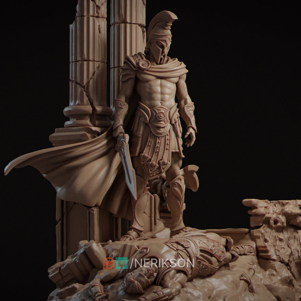 Achilles – The Tragedy of Vengeance Diorama Miniature Resin Model Kit | by Nerikson
