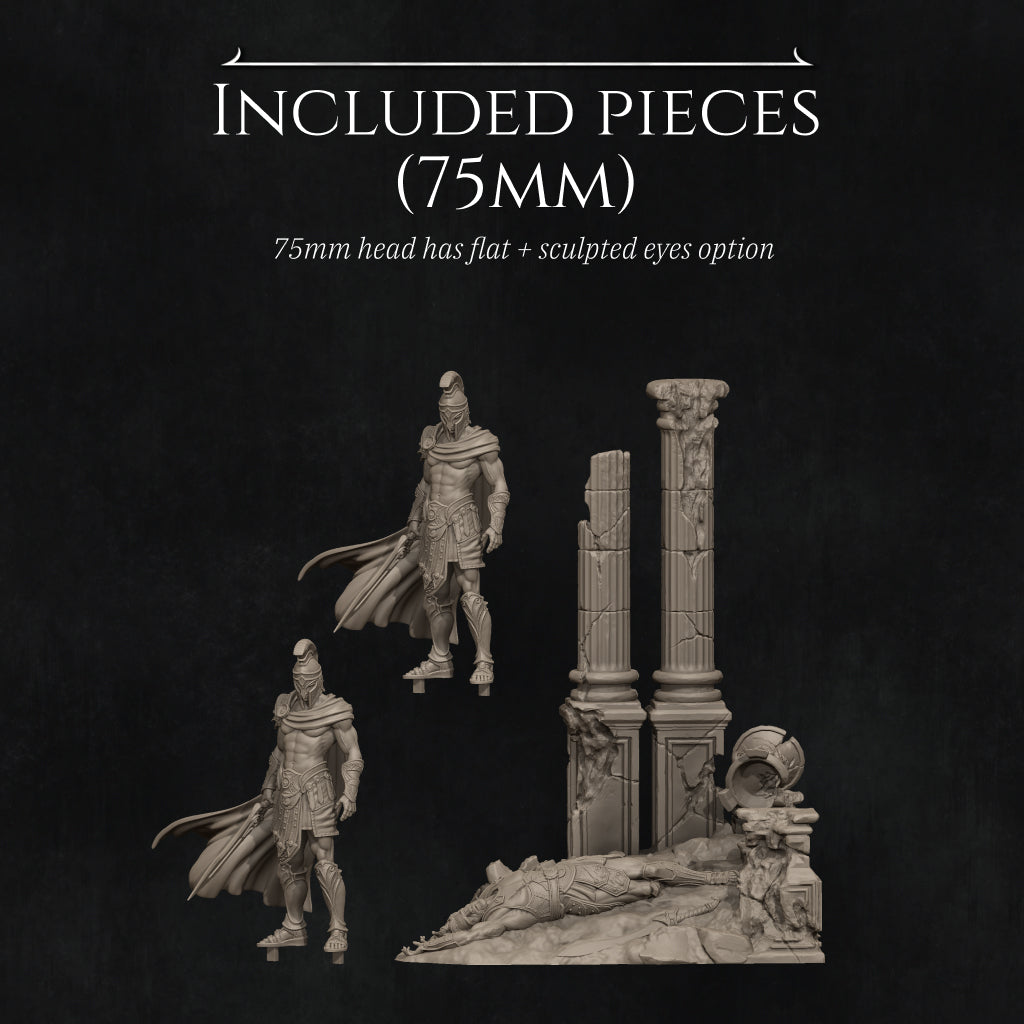 Achilles – The Tragedy of Vengeance Diorama Miniature Resin Model Kit | by Nerikson