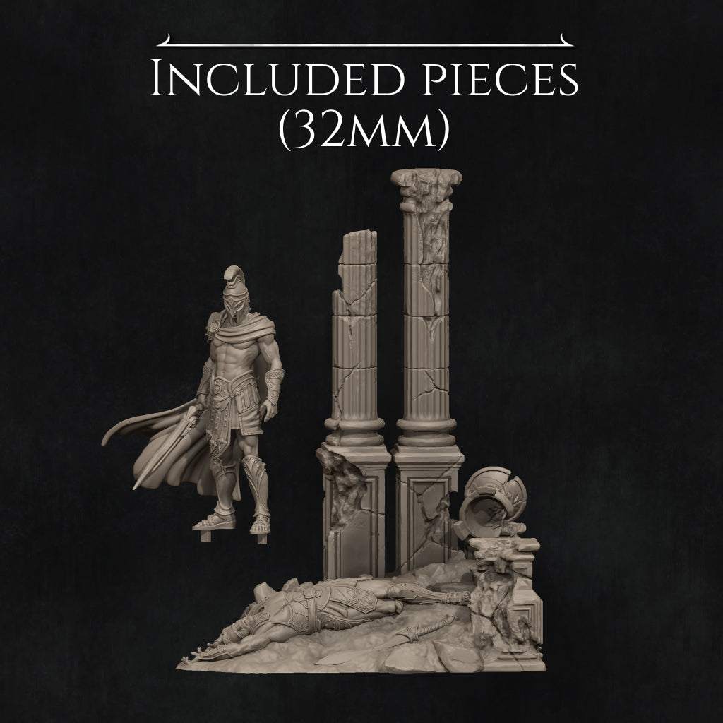 Achilles – The Tragedy of Vengeance Diorama Miniature Resin Model Kit | by Nerikson