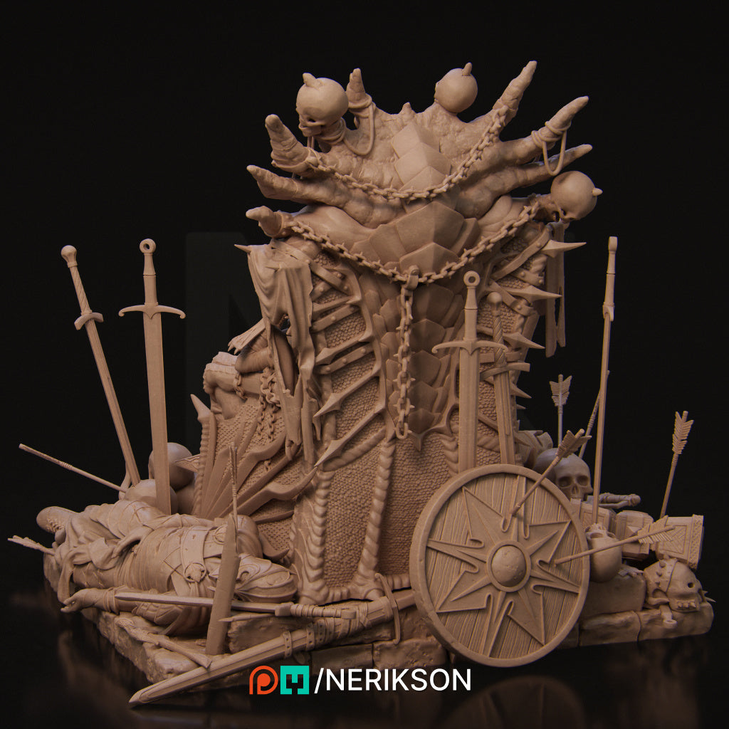 Aleehra the Dragon Knight Diorama Miniature Resin Model Kit | by Nerikson