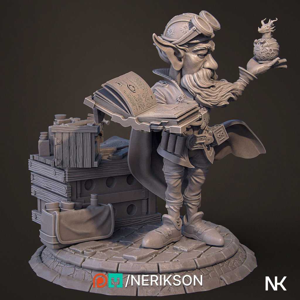 Alvynn the Alchemist Miniature Resin Model Kit | by Nerikson