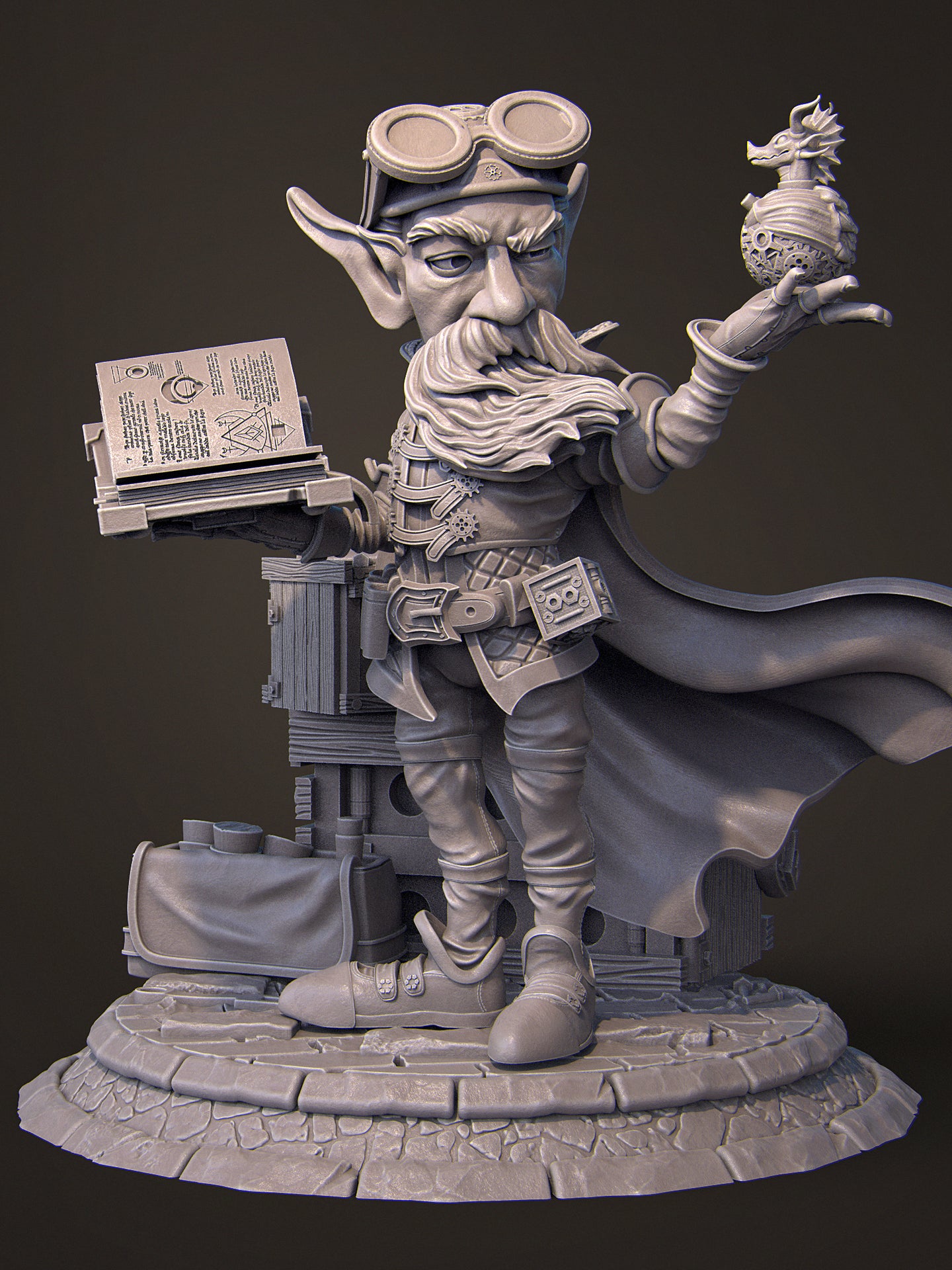 Alvynn the Alchemist Miniature Resin Model Kit | by Nerikson