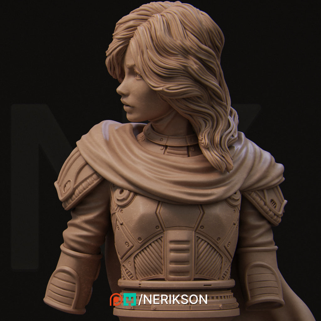 Alyara the Traveler Bust Resin Model Kit | by Nerikson