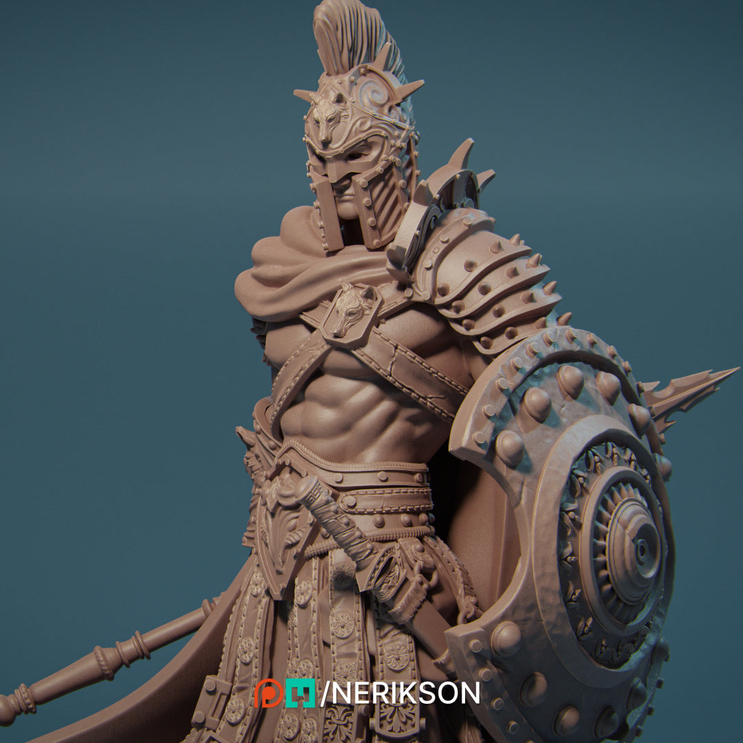Ares Greek God of War Miniature Resin Model Kit | by Nerikson