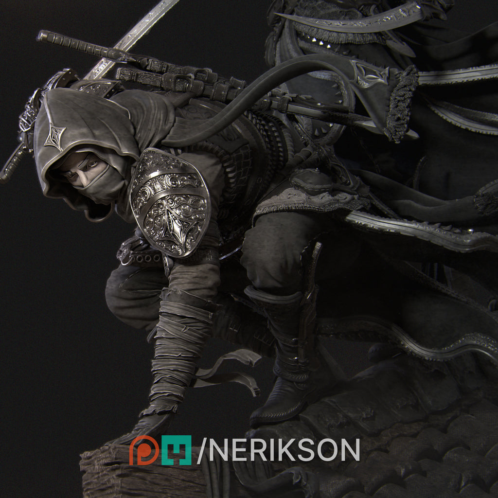 Artemisia and Nasir Diorama Miniature Resin Model Kit | by Nerikson