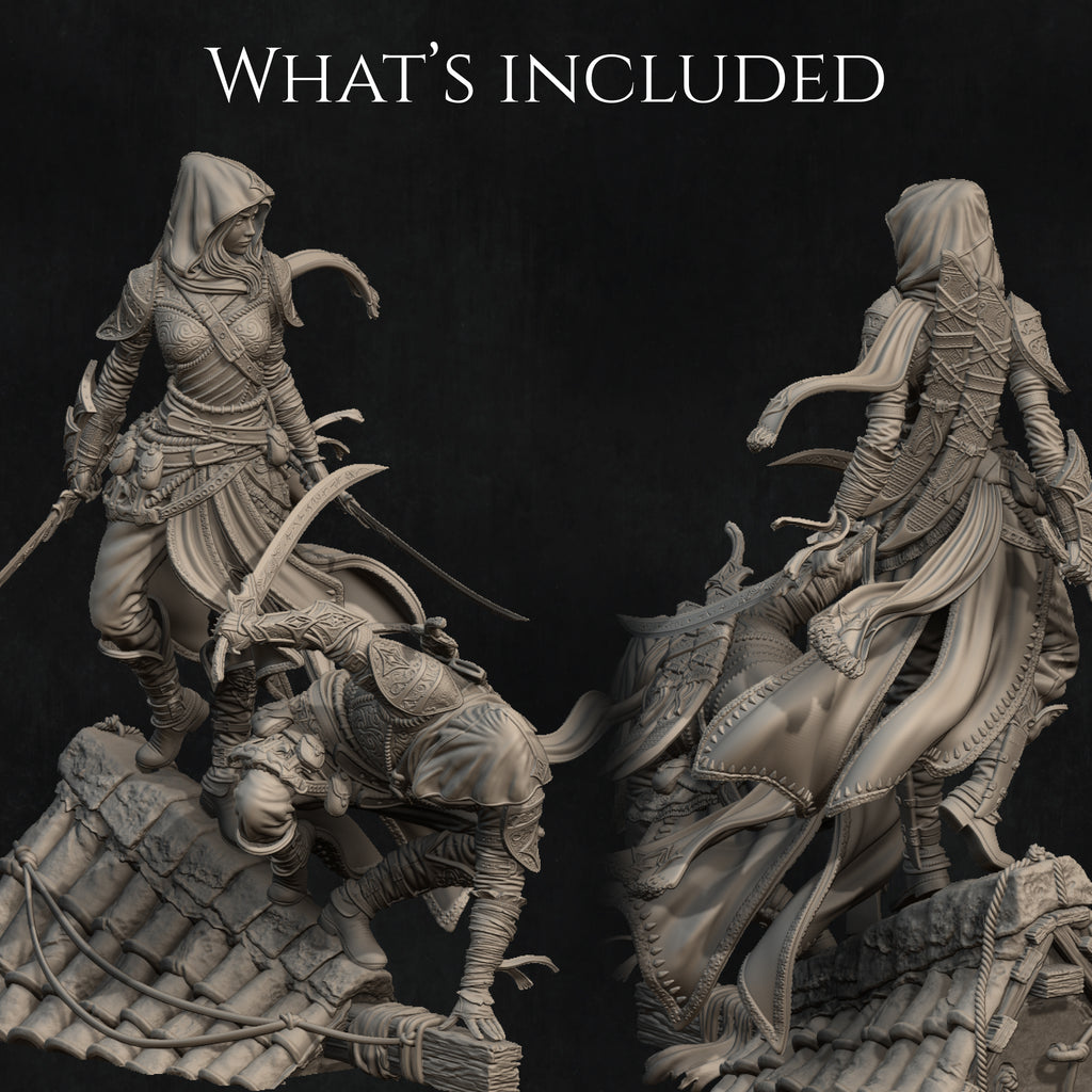 Artemisia and Nasir Diorama Miniature Resin Model Kit | by Nerikson