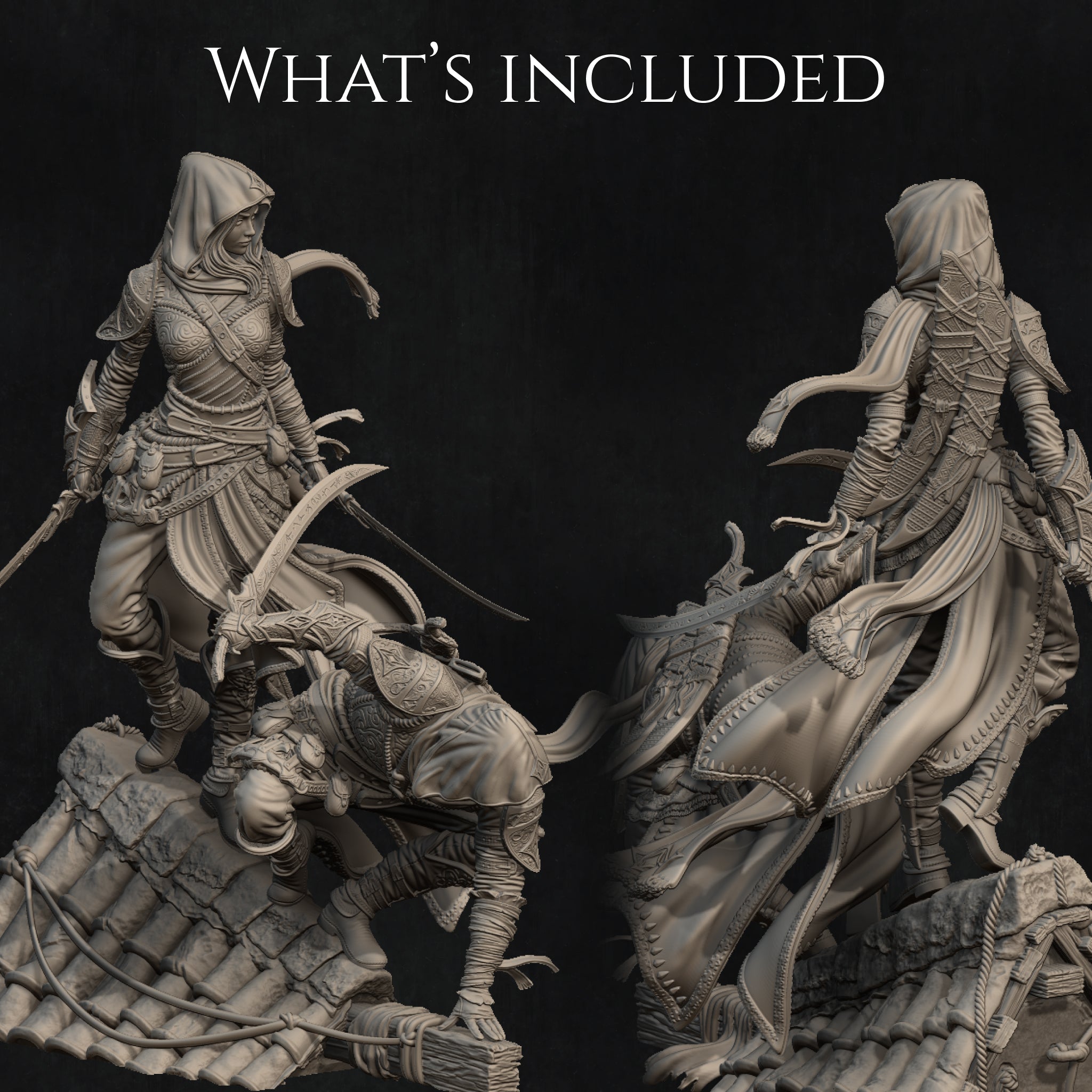 Artemisia and Nasir Diorama Miniature Resin Model Kit | by Nerikson