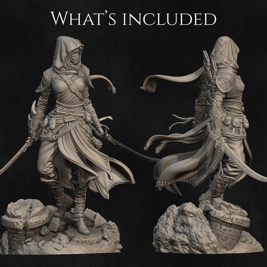 Artemisia the Unseen Blade Miniature Resin Model Kit | by Nerikson