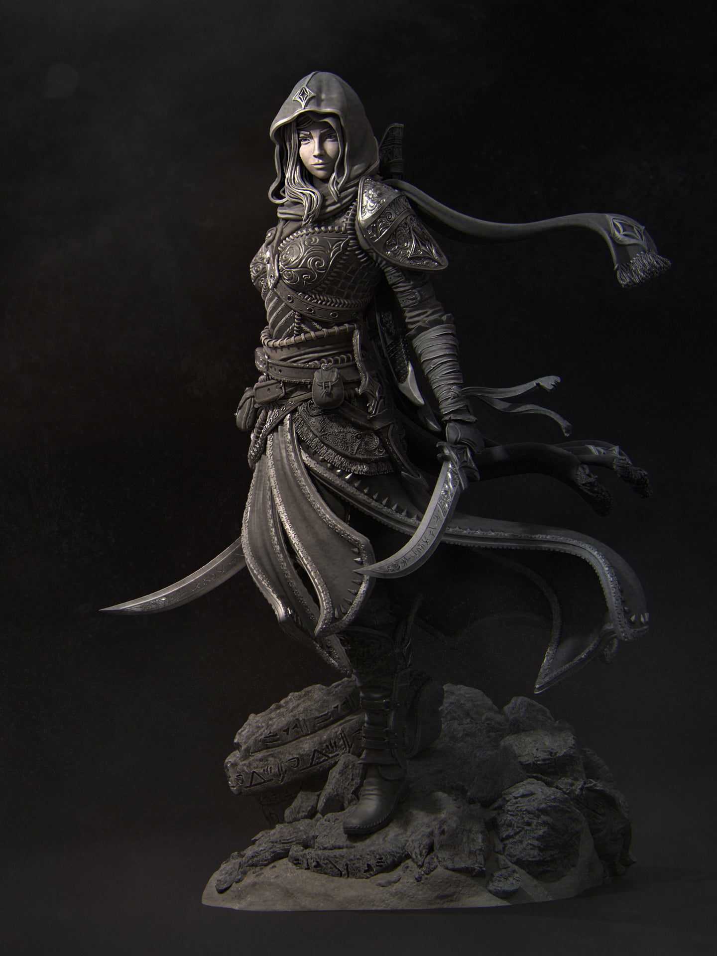 Artemisia the Unseen Blade Miniature Resin Model Kit | by Nerikson