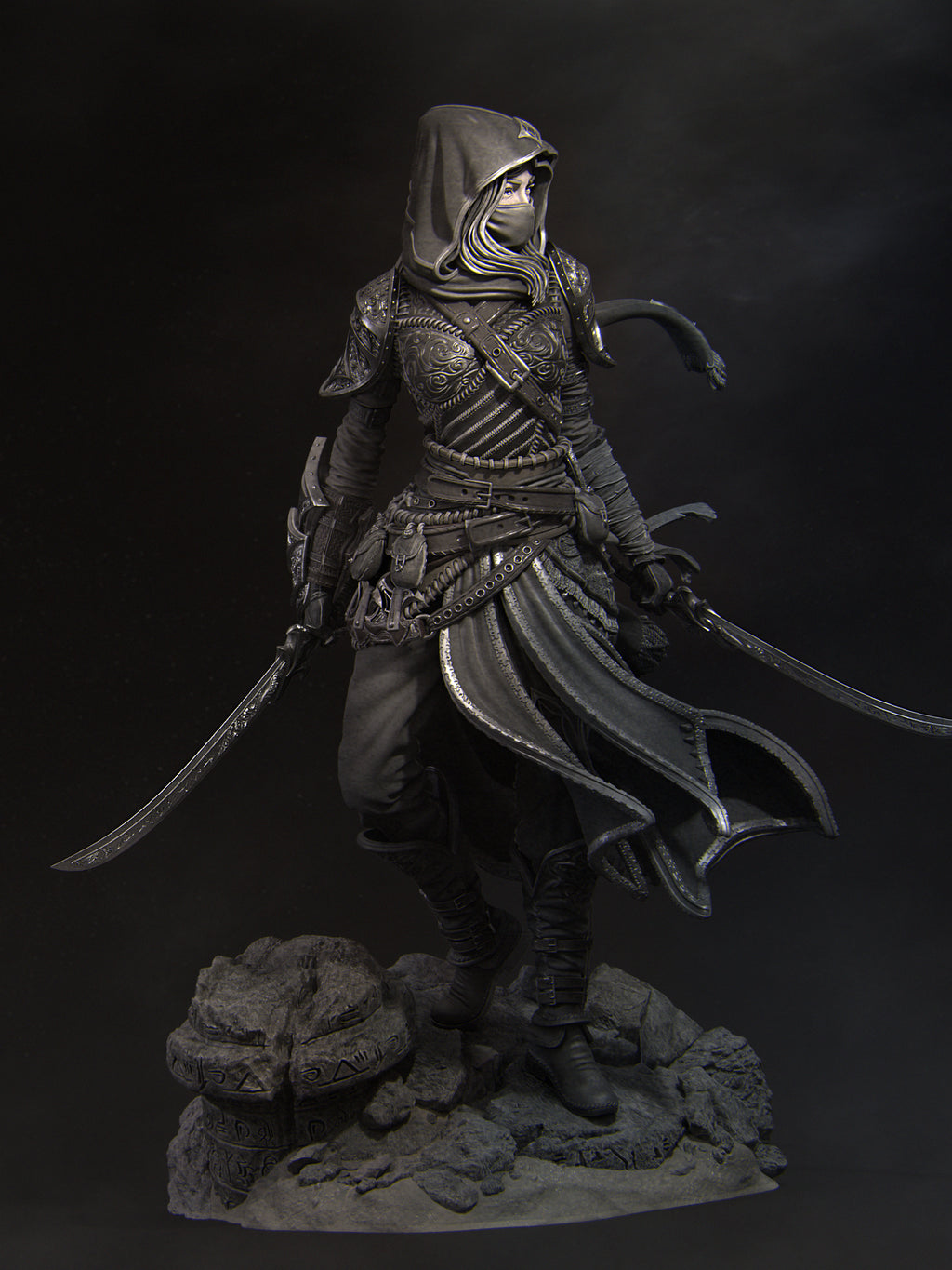 Artemisia the Unseen Blade Miniature Resin Model Kit | by Nerikson