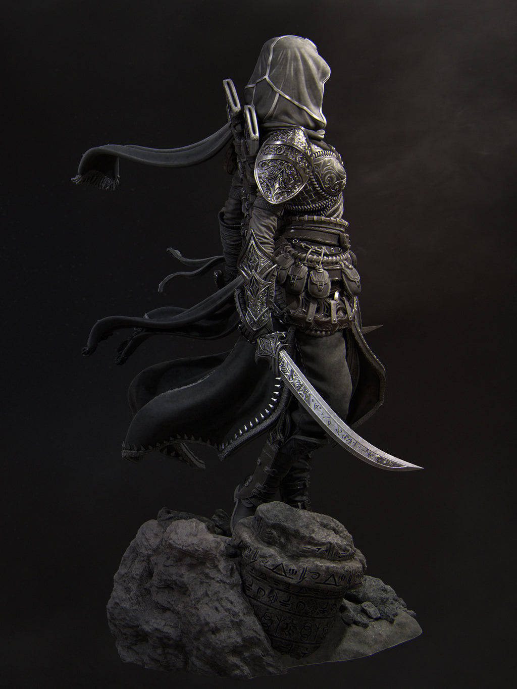 Artemisia the Unseen Blade Miniature Resin Model Kit | by Nerikson