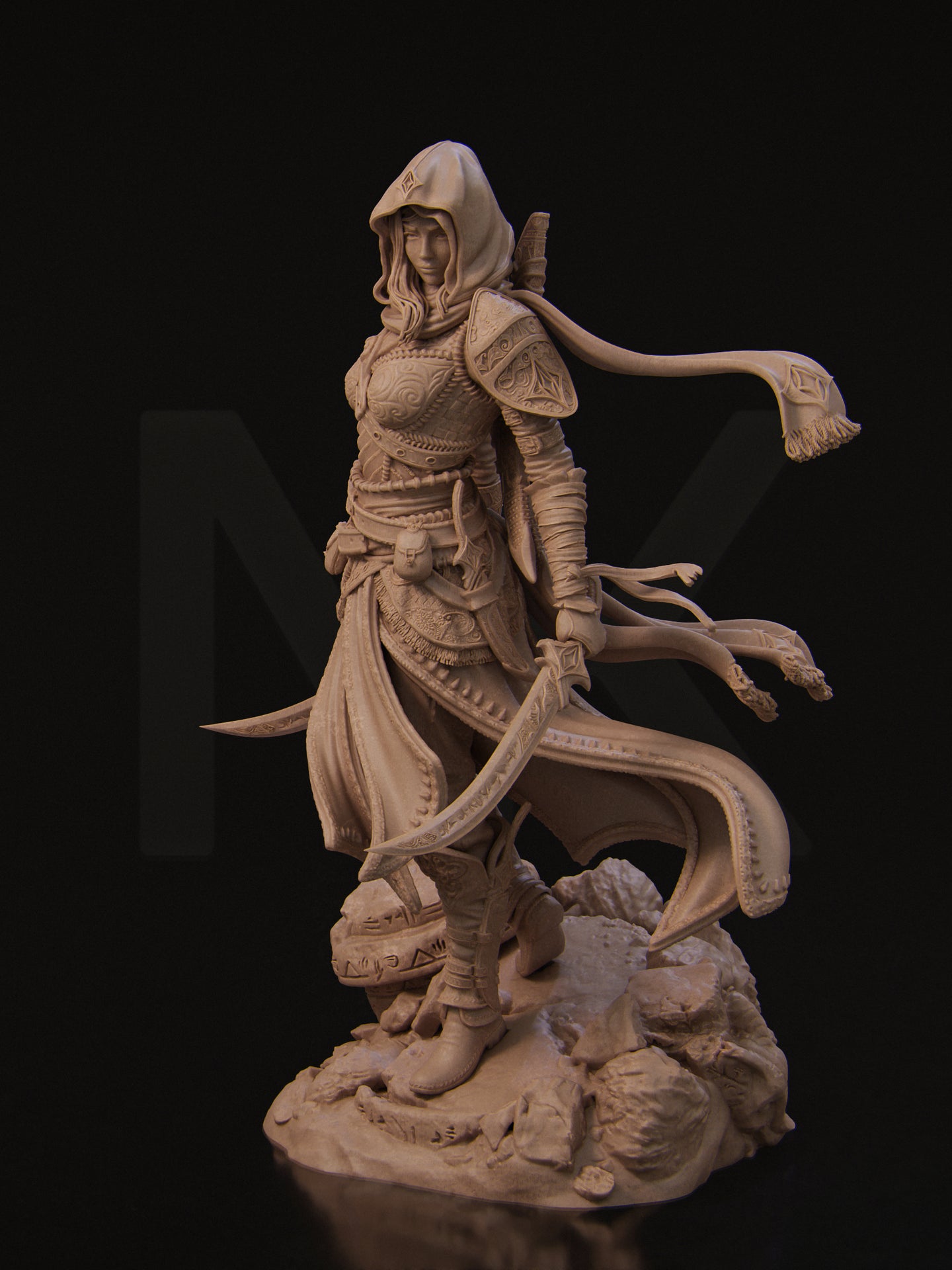 Artemisia the Unseen Blade Miniature Resin Model Kit | by Nerikson