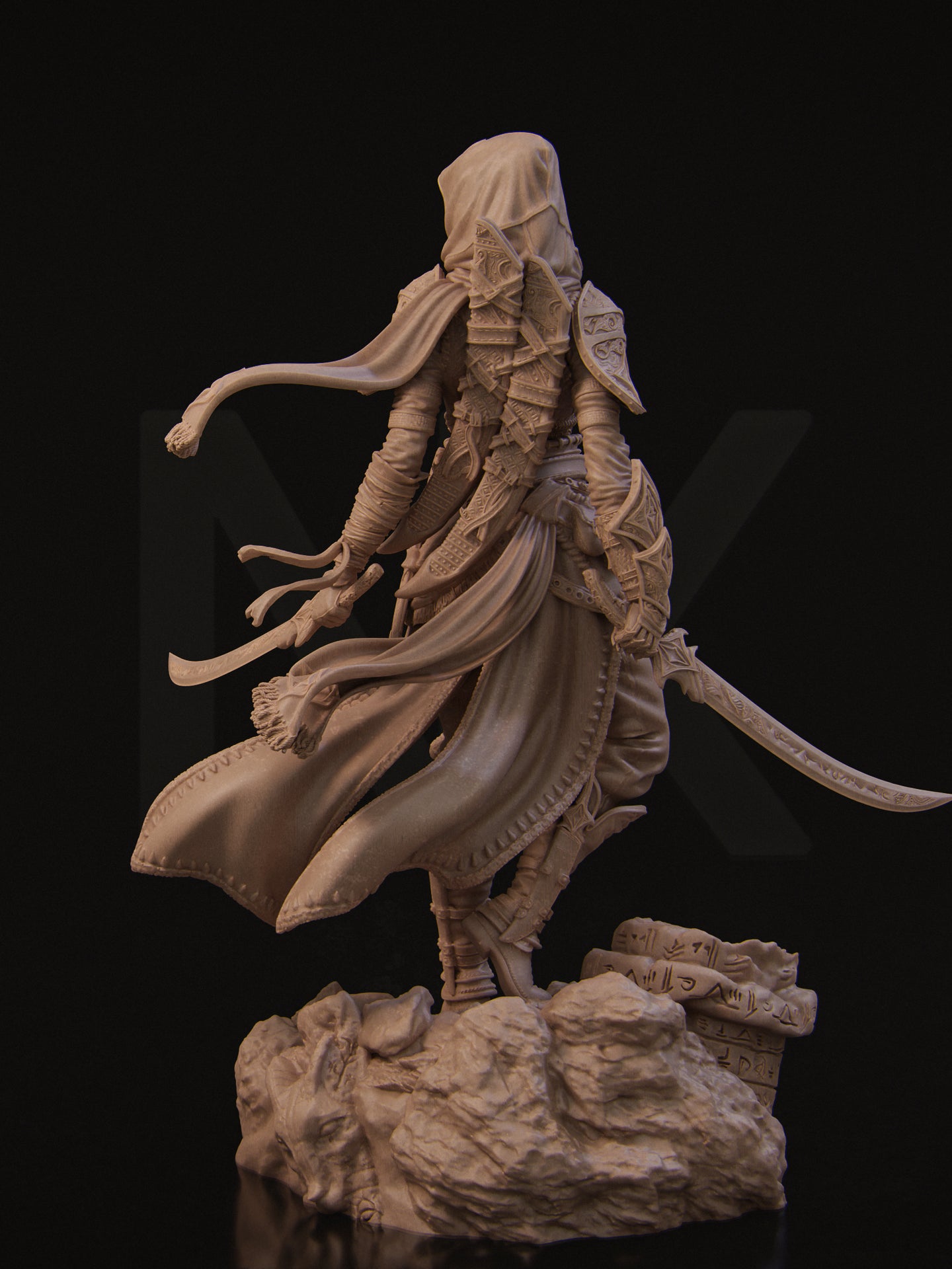 Artemisia the Unseen Blade Miniature Resin Model Kit | by Nerikson
