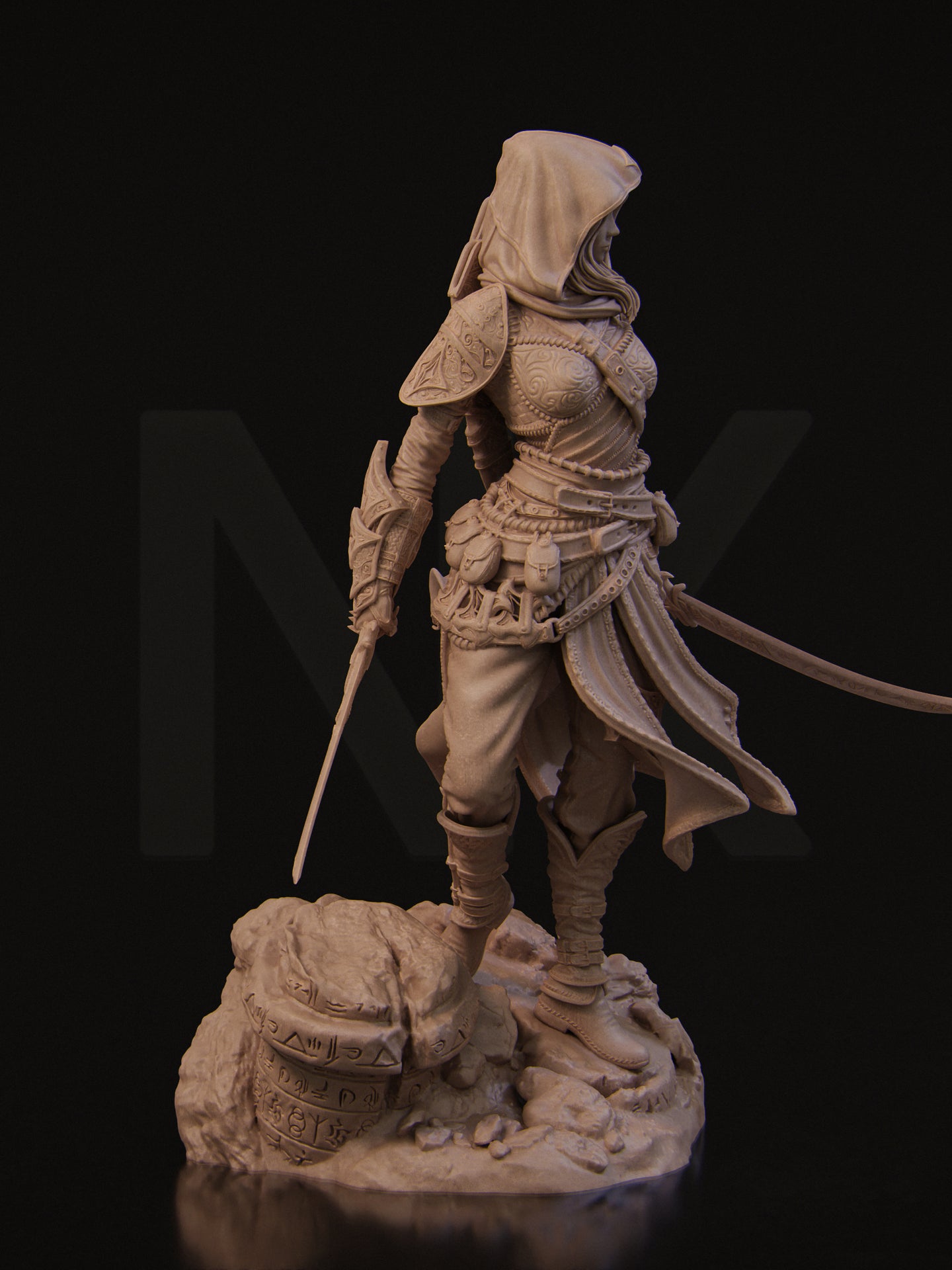Artemisia the Unseen Blade Miniature Resin Model Kit | by Nerikson