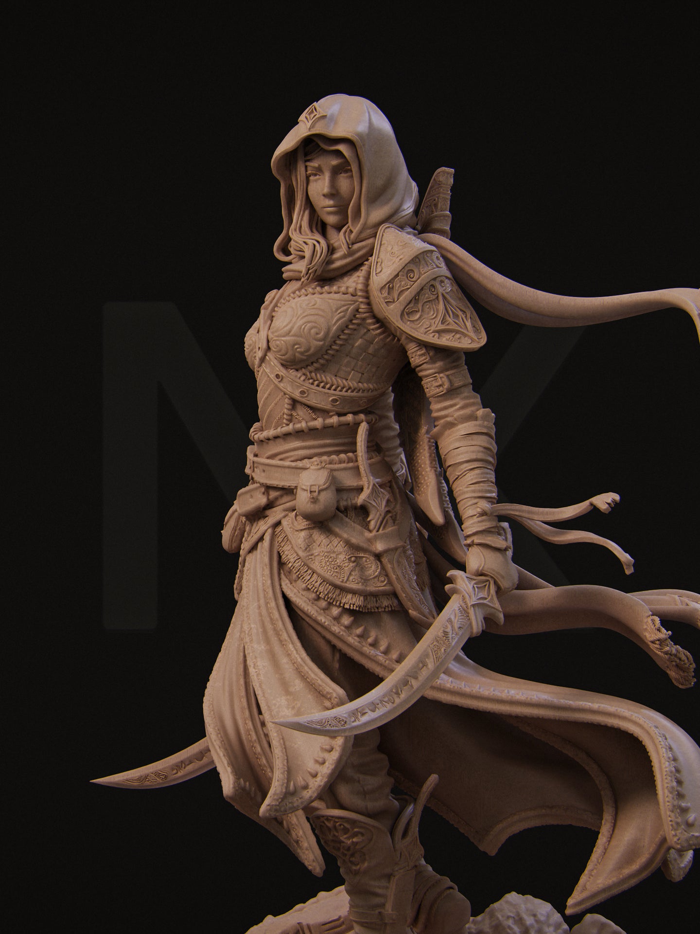 Artemisia the Unseen Blade Miniature Resin Model Kit | by Nerikson