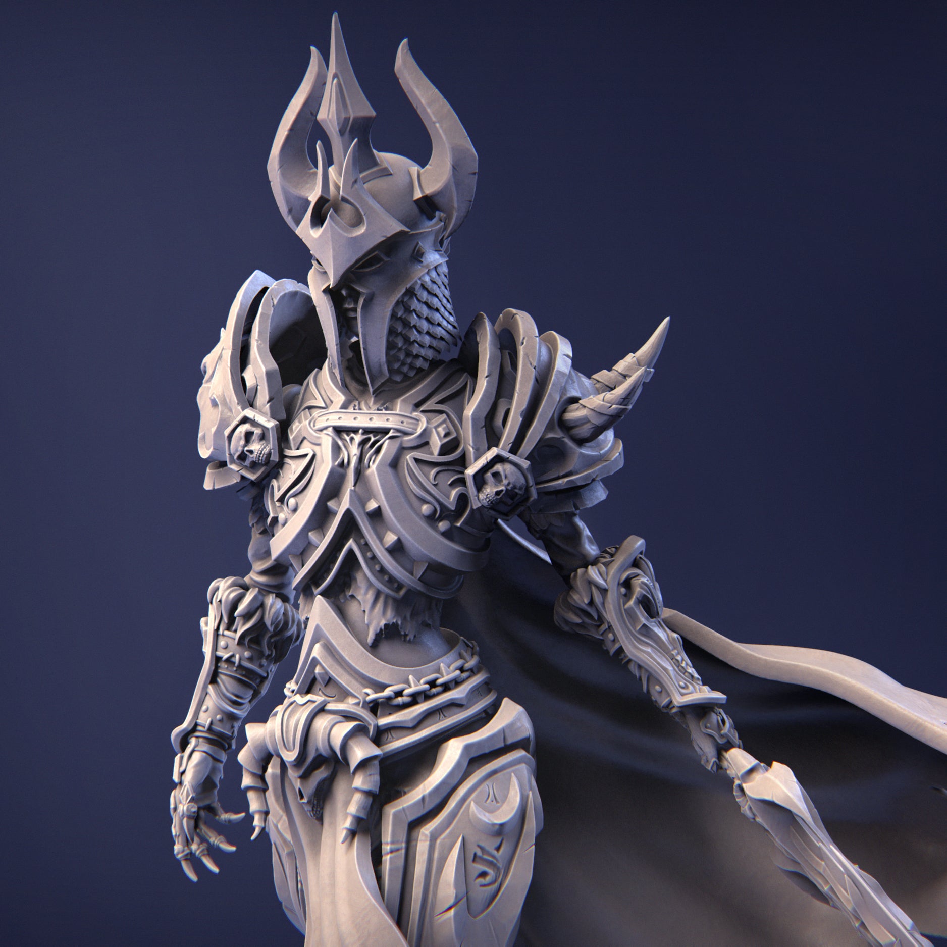 Ashinna the Revanant Miniature Resin Model Kit | by Nerikson