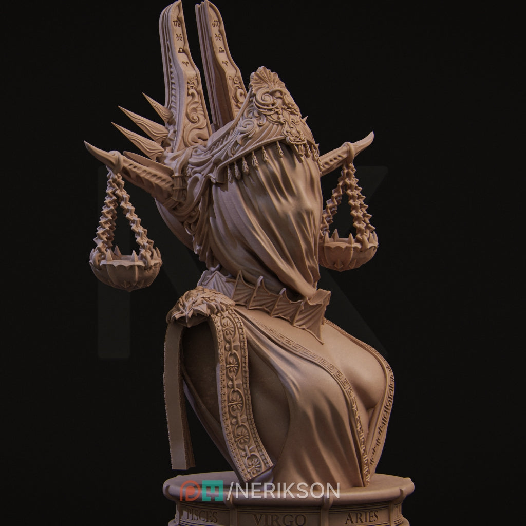 Atropos the Moirai Bust Resin Model Kit | by Nerikson