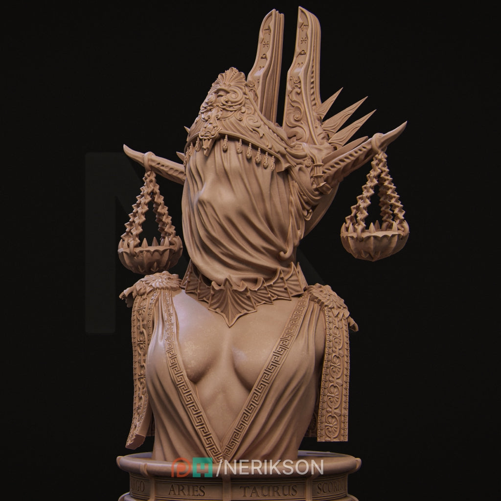 Atropos the Moirai Bust Resin Model Kit | by Nerikson