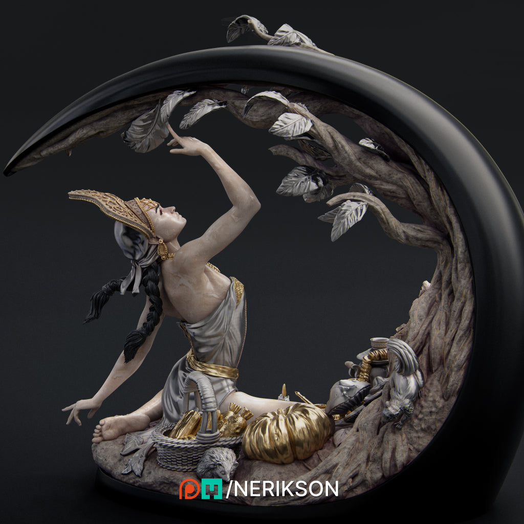 Autumn: Four Seasons Diorama Miniature Resin Model Kit | by Nerikson
