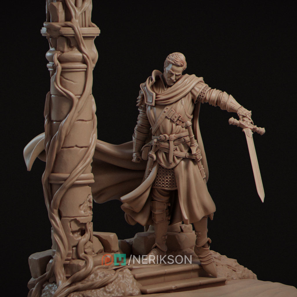 Bedivere – The Tragedy of Loyalty Diorama Miniature Resin Model Kit | by Nerikson