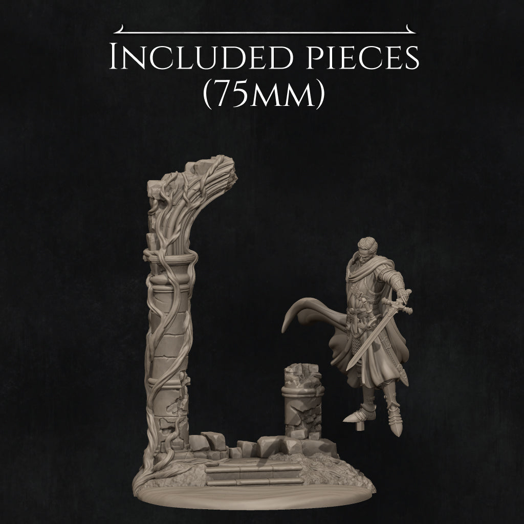 Bedivere – The Tragedy of Loyalty Diorama Miniature Resin Model Kit | by Nerikson