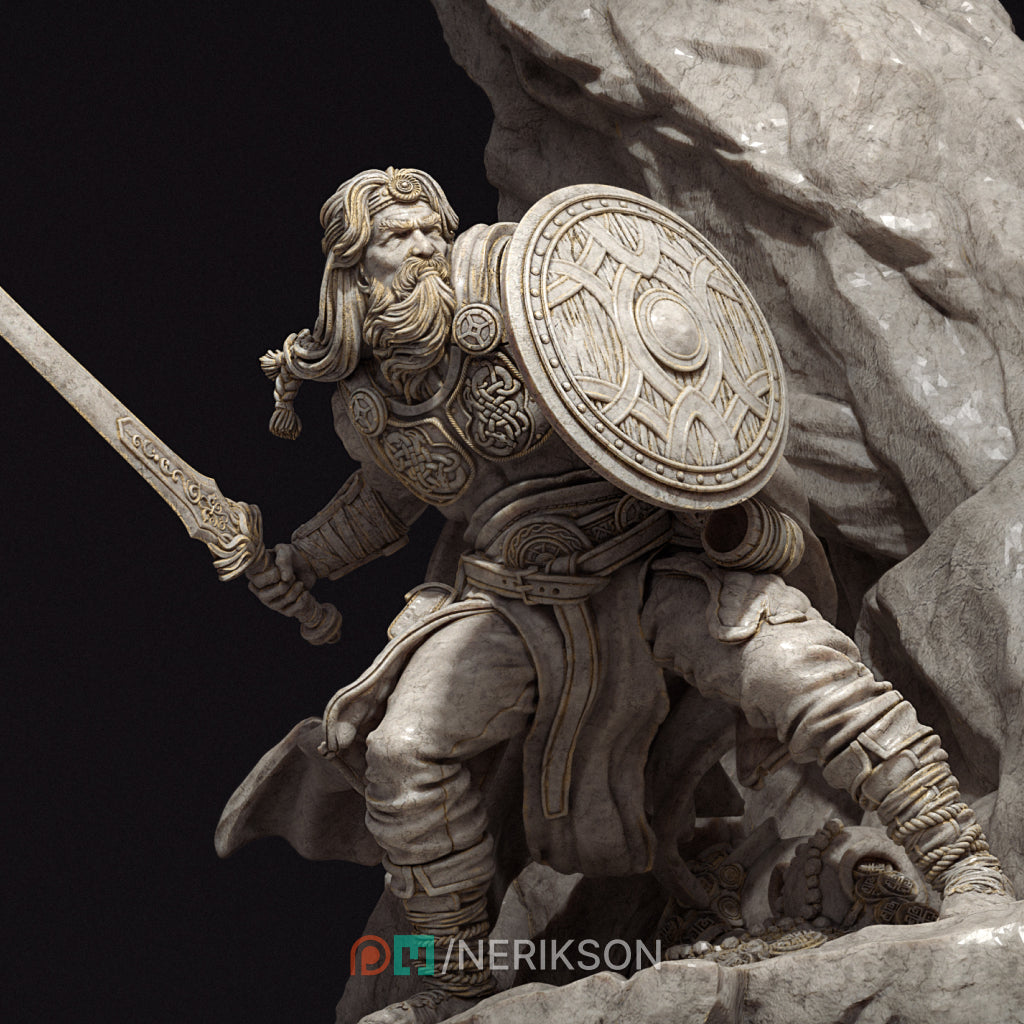 Beowulf – The Tragedy of Courage Diorama Miniature Resin Model Kit | by Nerikson