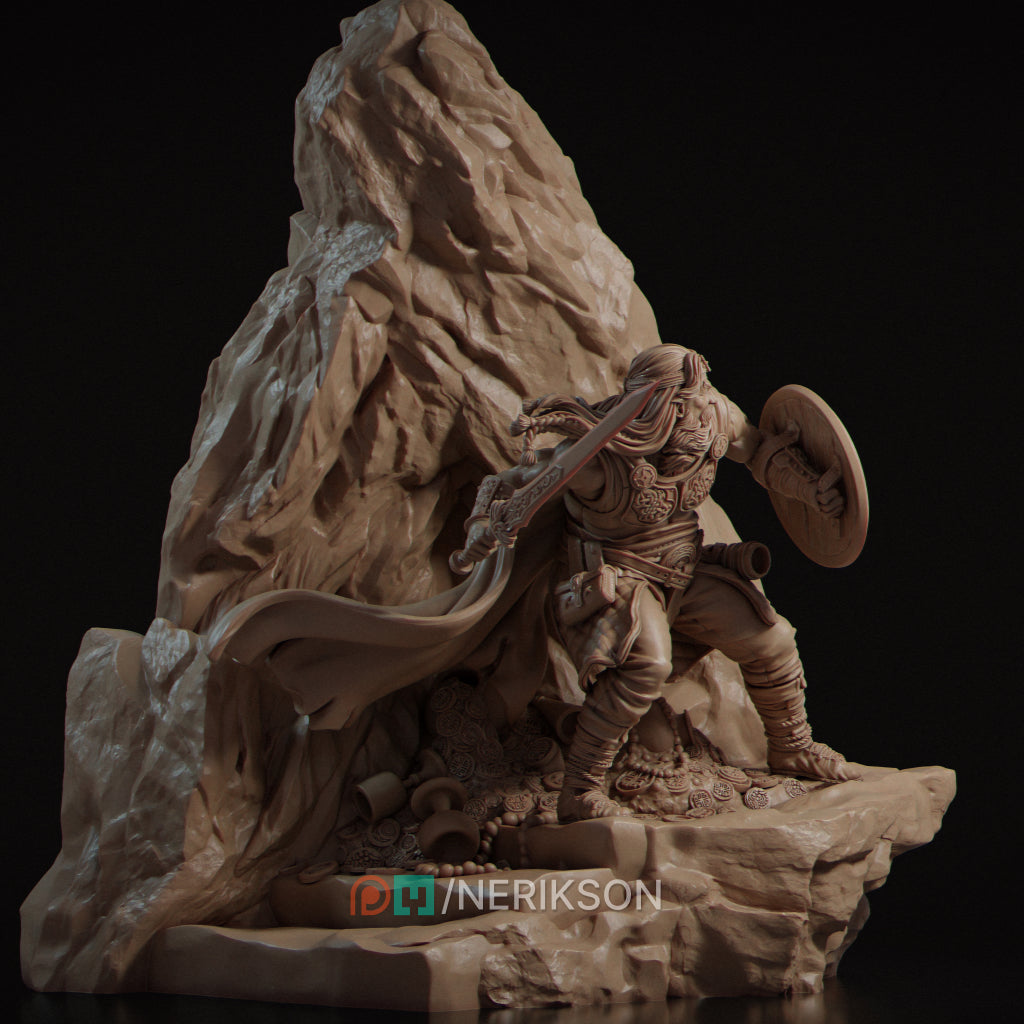Beowulf – The Tragedy of Courage Diorama Miniature Resin Model Kit | by Nerikson