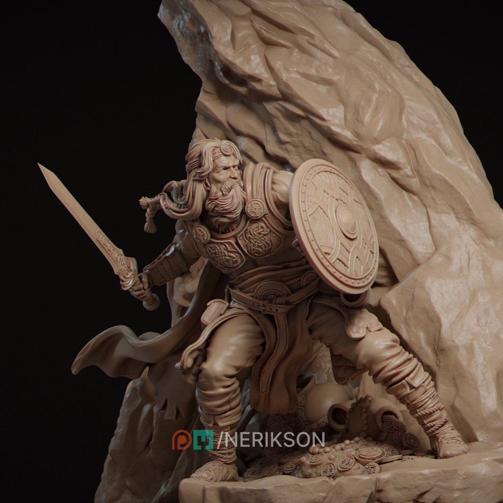 Beowulf – The Tragedy of Courage Diorama Miniature Resin Model Kit | by Nerikson