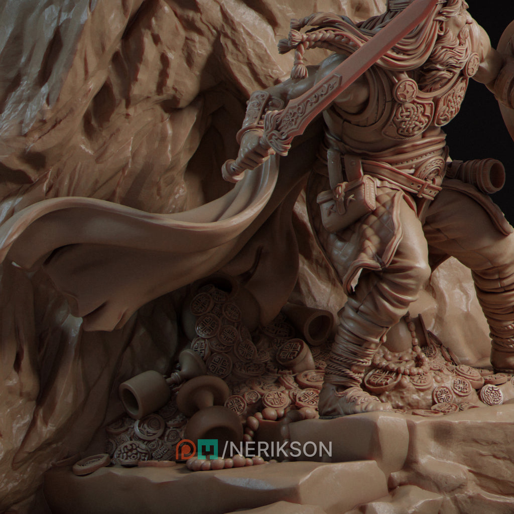 Beowulf – The Tragedy of Courage Diorama Miniature Resin Model Kit | by Nerikson