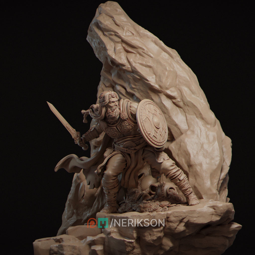 Beowulf – The Tragedy of Courage Diorama Miniature Resin Model Kit | by Nerikson