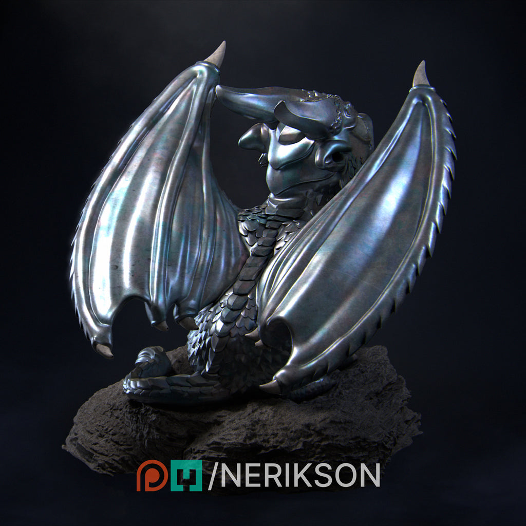 Kaida the Little Dragon Miniature Resin Model Kit | by Nerikson