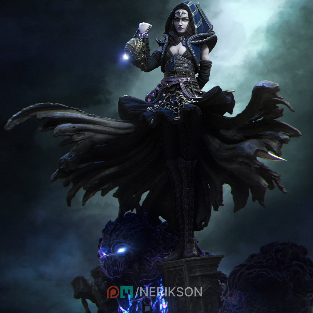 Camelia the Dark Summmoner Miniature Resin Model Kit | by Nerikson