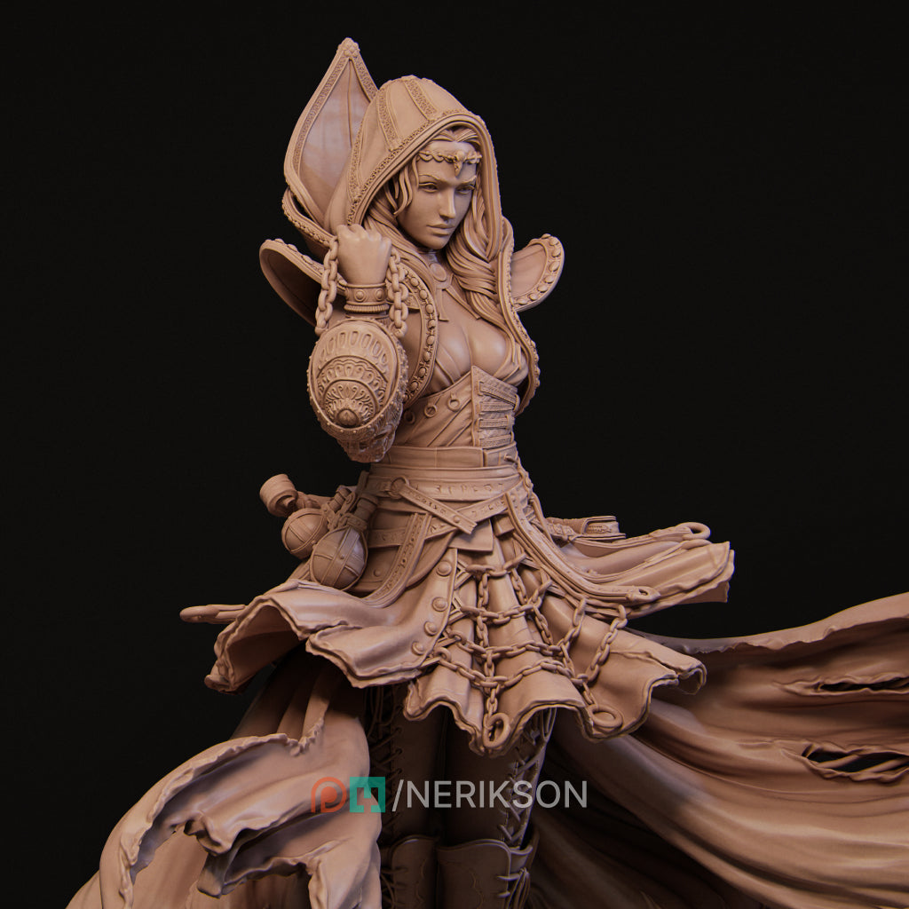 Camelia the Dark Summmoner Miniature Resin Model Kit | by Nerikson