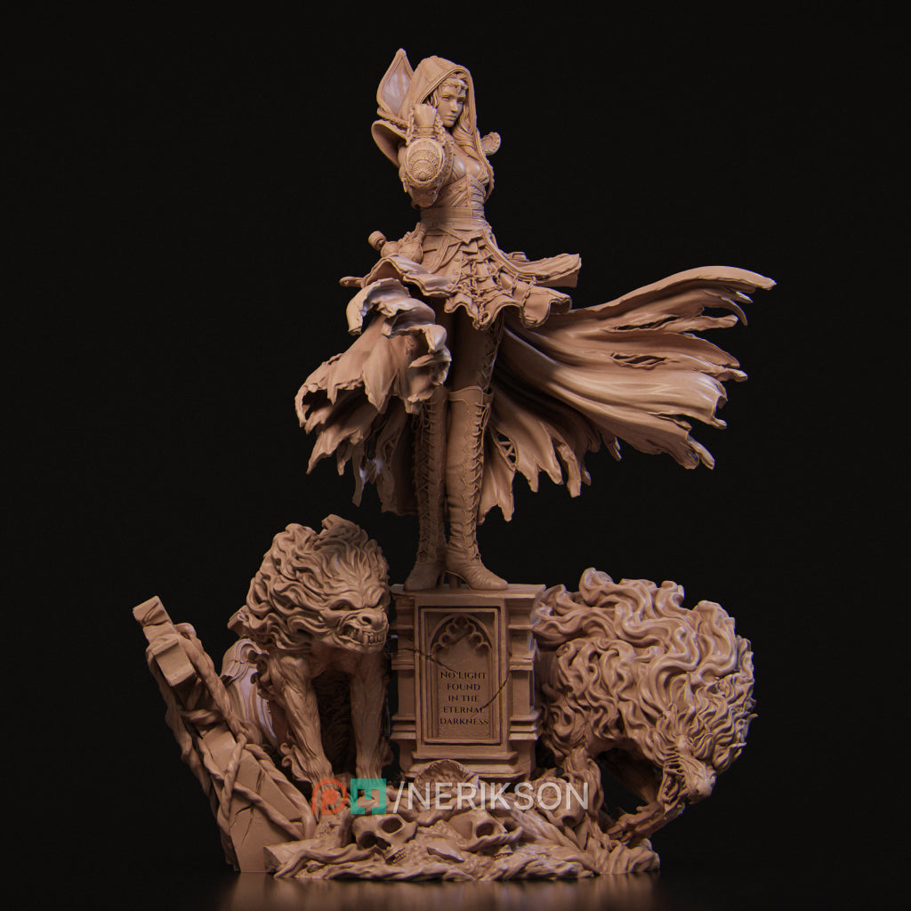 Camelia the Dark Summmoner Miniature Resin Model Kit | by Nerikson