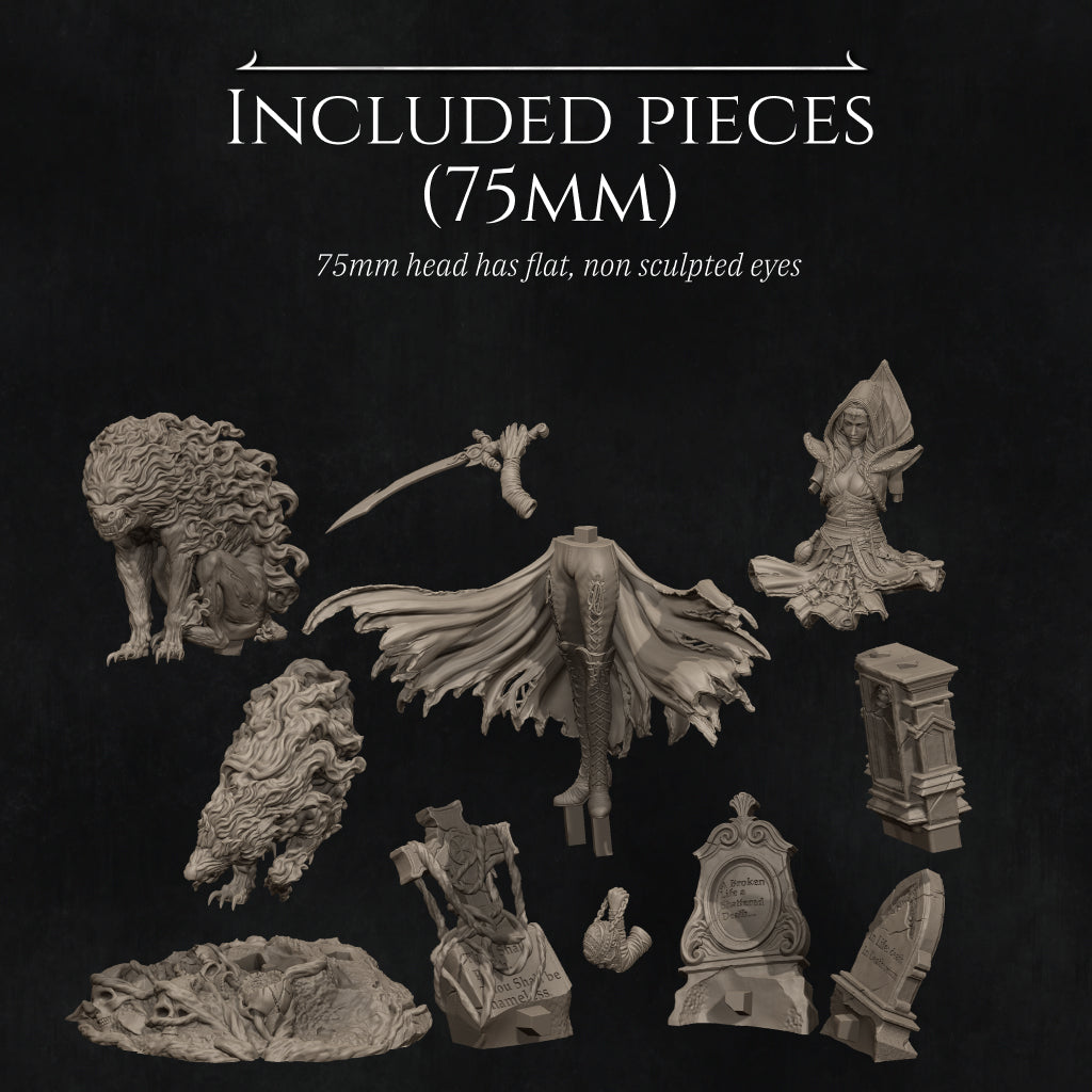 Camelia the Dark Summmoner Miniature Resin Model Kit | by Nerikson