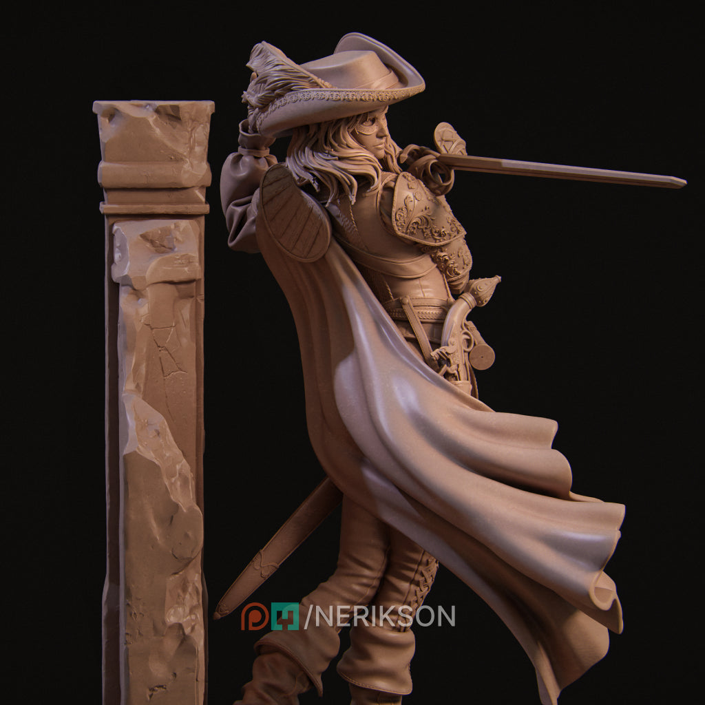 Camilla the Duelist Miniature Resin Model Kit | by Nerikson