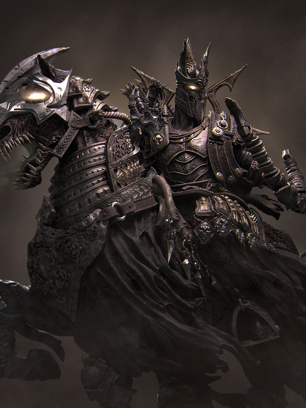 Conquest: The Four Horsemen Miniature Resin Model Kit | by Nerikson