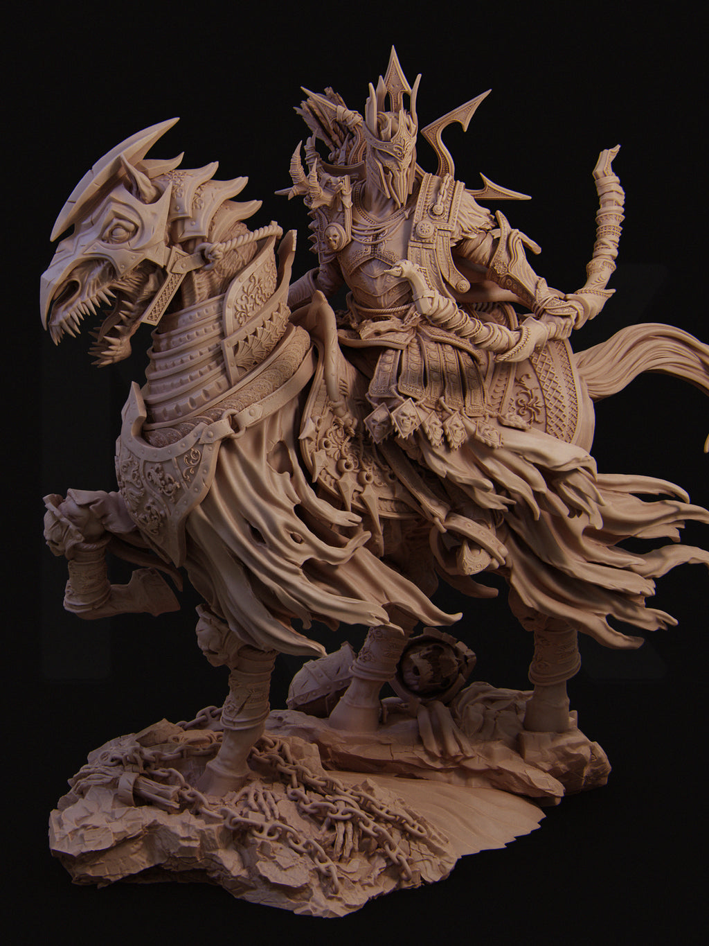 Conquest: The Four Horsemen Miniature Resin Model Kit | by Nerikson
