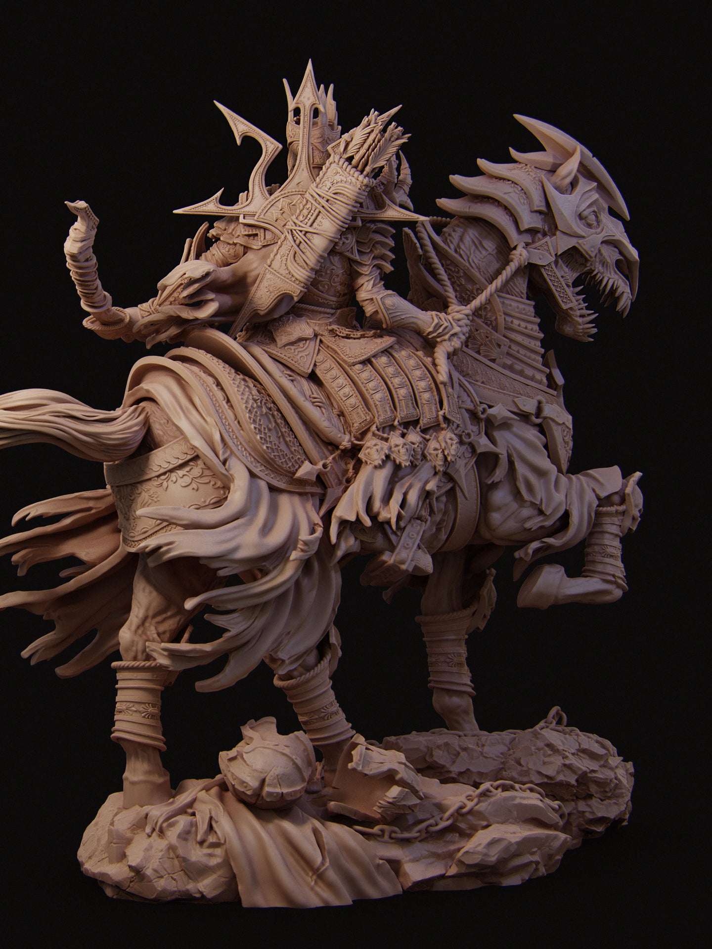 Conquest: The Four Horsemen Miniature Resin Model Kit | by Nerikson