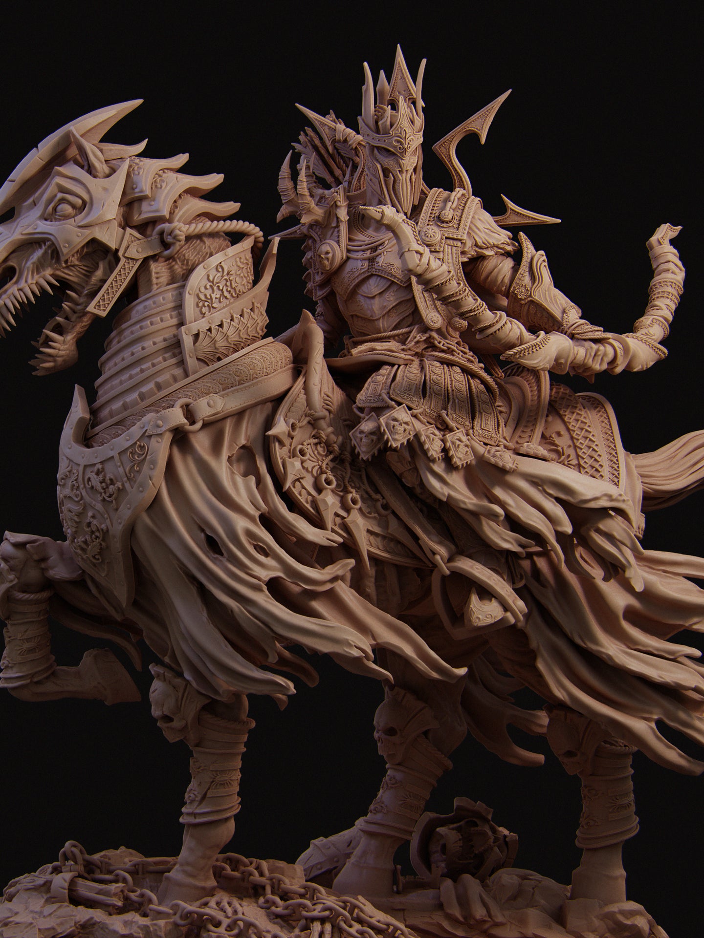 Conquest: The Four Horsemen Miniature Resin Model Kit | by Nerikson