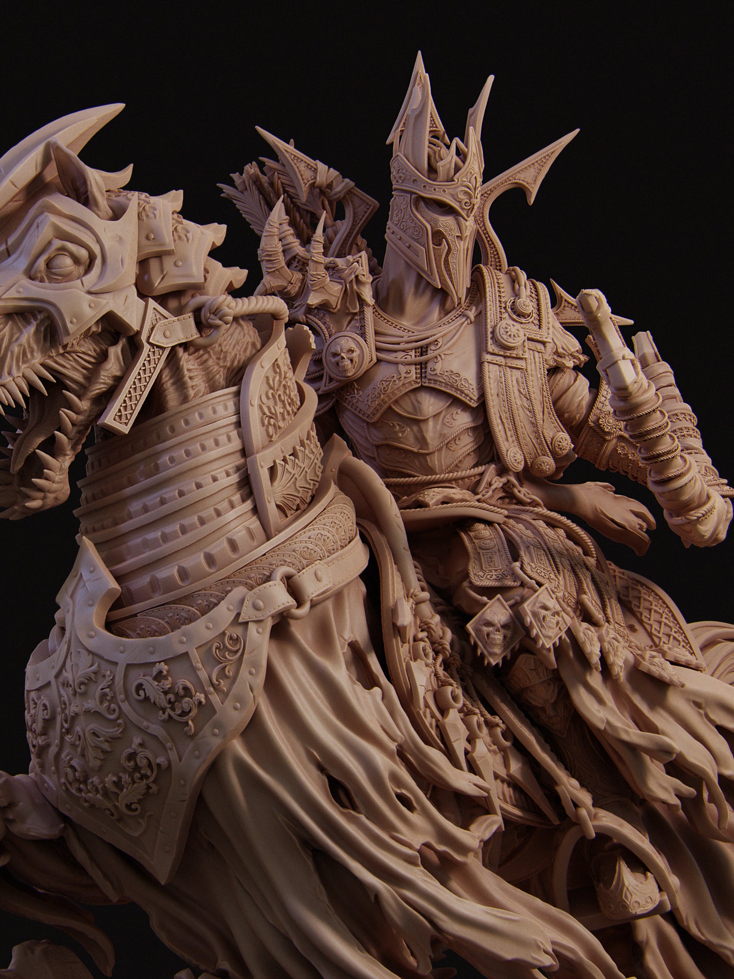 Conquest: The Four Horsemen Miniature Resin Model Kit | by Nerikson