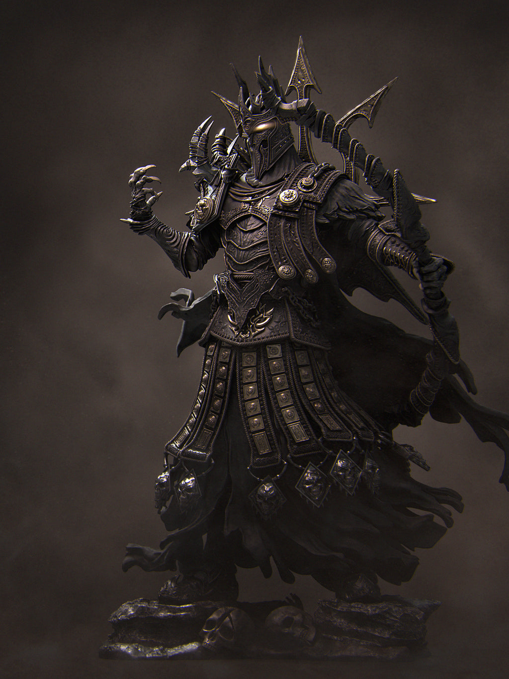 Conquest: The Four Horsemen Standalone Miniature Resin Model Kit | by Nerikson