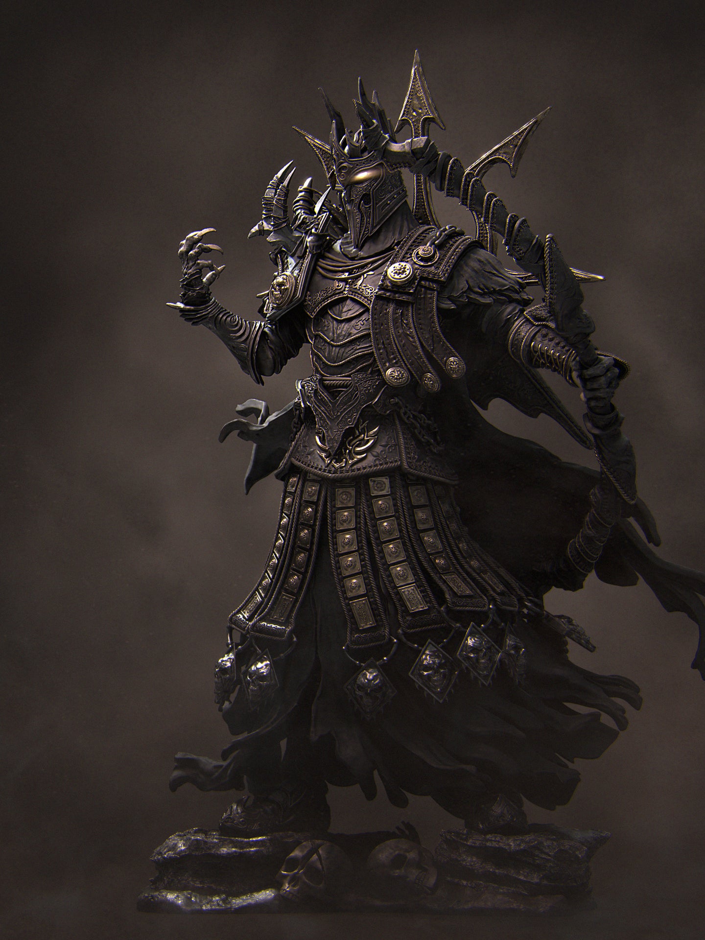 Conquest: The Four Horsemen Standalone Miniature Resin Model Kit | by Nerikson
