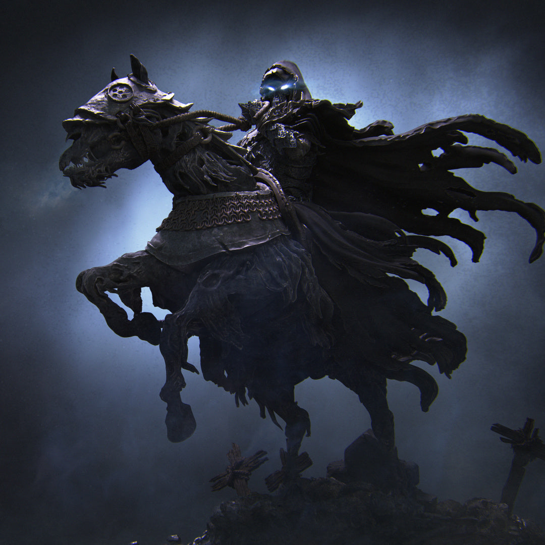 Death: The Four Horsemen Miniature Resin Model Kit | by Nerikson