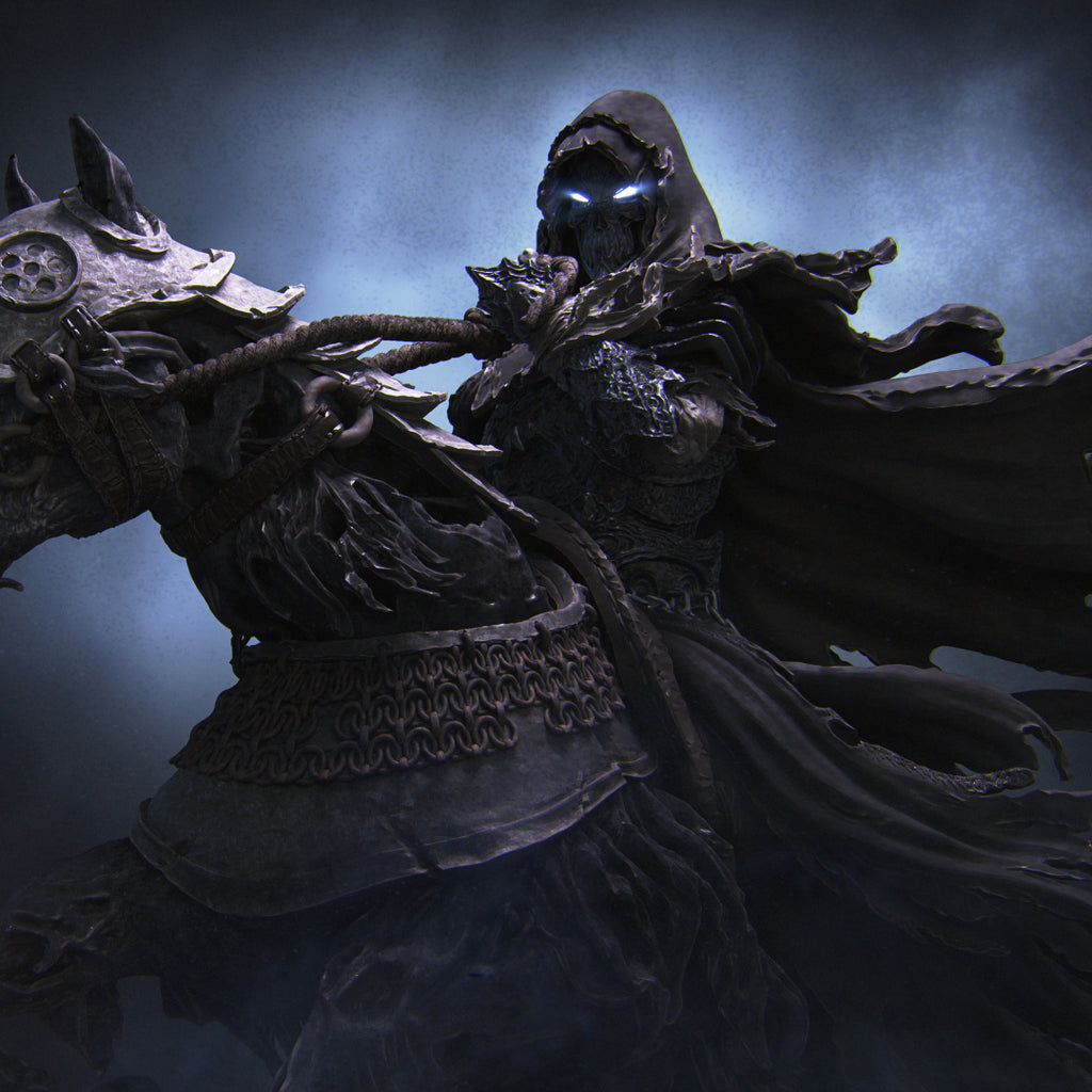 Death: The Four Horsemen Miniature Resin Model Kit | by Nerikson