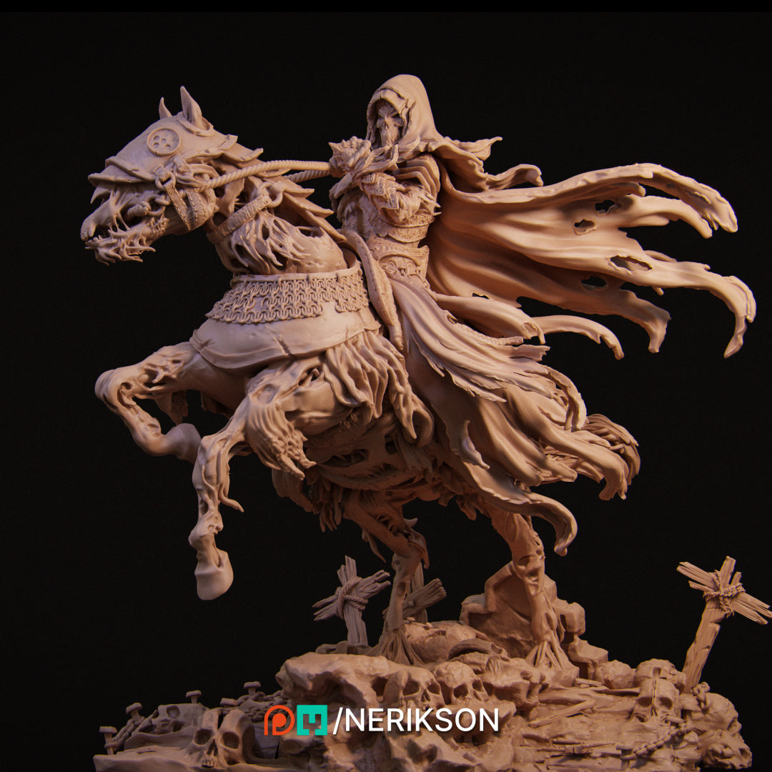 Death: The Four Horsemen Miniature Resin Model Kit | by Nerikson